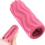 Super Tight Male Masturbator Cup Tiny Glans Desensitization Adult Sex Toy Pocket Pussy, 4.3inch Male Handjob Penis Training Delay Ejaculation for Men 3D Realistic Texture Oral Sex Male Masturbators : Health & Household