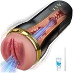Automatic Male Masturbator Sex Toys for Men Masturbation- Realistic Pocket Pussy with 5 Suction&10 Vibration,Vibrating Male Masturbator Cup Male Sex Toys Sex Machine with Textured Channels : Health & Household