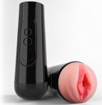 Male Masturbator Cup, Quiet Adult Sex Toys for Men Realistic Pocket Pussy Vagina Textured with 7.5in Depth Soft and Manual Sex Machine : Health & Household