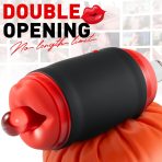 Blowjob Stroker Male Masturbator with Double Entrance, Squeezable Pocket Pussy Stroker Sleeve with 3-Layer Air Structure,  Blowjob Machine Male Adult Sex Toy for Men Masturbation : Health & Household - Image 2