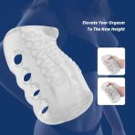 Male Masturbator Sex Toys - Pocket Pussy Stroker with Open-Ended Masturbation Sleeve, Penis Stroker with Realistic Vagina Textured, Penis Training Male Sex Toy (White) : Health & Household - Image 2