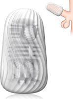 Egg Male Masturbator with Spiral and 3D Tunnel Texture TPE Flexible Pocket Pussy with Storage Box Soft Male Stroker Reusable Blowjob Toy Adult Sex Toys for Men Penis Masturbation : Health & Household