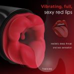 Male Masturbator Sex Toys with Real Lips & Tongue - 5 Suction & 9 Vibration Modes, Pocket Pussy for Men, Blowjob Machine for Deep Throat Sensation, Electric Stroker Male Sex Toy with LCD Display : Health & Household - Image 2