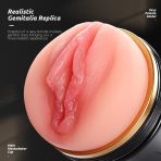 Male Masturbator, Realistic Pocket Pussy Vagina Textured with 7.5in Depth Lifelike Soft and Fleshy Texture,Penis Training Masturbators Sex Machine Toy for Men : Health & Household - Image 2