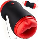 Blowjob Stroker Male Masturbator with Double Entrance, Squeezable Pocket Pussy Stroker Sleeve with 3-Layer Air Structure,  Blowjob Machine Male Adult Sex Toy for Men Masturbation : Health & Household