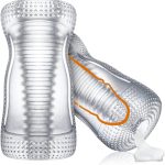 Pocket Pussy Sex Toys, Adult Sex Toy Male Masturbator, 3D Spiral Textured Sex Toy for Men, Clear Masturbation Sleeve, Penis Training Stroker,Couple Sex Toys & Game : Health & Household