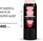 Automatic Male Masturbator Sex Toys - Hands Free Visible Pocket Pussy with 10 Thrusting & 2 Realistic Sleeves & Wearable Strap Adult Toy Blowjob Machine for Men Pleasure | 50db Quiet : Health & Household - Image 2