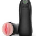 Male Masturbator Sucking Sex Toys for Men, Realistic Pocket Pussy Penis Pump with 9 Vibration & 4 Suction Modes, LCD Display Male Stroker Adult Toys Blowjob Sex Machine （） : Health & Household