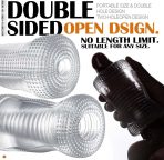 Pocket Pussy Sex Toys, Adult Sex Toy Male Masturbator, 3D Spiral Textured Sex Toy for Men, Clear Masturbation Sleeve, Penis Training Stroker,Couple Sex Toys & Game : Health & Household - Image 2