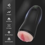 Male Masturbator Sucking Sex Toys for Men, Realistic Pocket Pussy Penis Pump with 9 Vibration & 4 Suction Modes, LCD Display Male Stroker Adult Toys Blowjob Sex Machine （） : Health & Household - Image 2