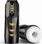 Male Masturbator Pocket Pussy Sex Toys for Men - Adult Men Sex Toy with 9 Vibrating & 10 Thrusting, Flesh Soft 3D Textured Wrapped, Masturbators Light Sex Machine with Full Speed Burst Mode : Health & Household