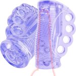 Male Masturbator Adult Sex Toy - Portable Transparent Pocket Pussy Stroker with Vagina Textured Oral Sex Massager TPE Masturbation Sleeve for Man(Blue) : Health & Household