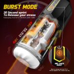Male Masturbator Pocket Pussy Sex Toys for Men - Adult Men Sex Toy with 9 Vibrating & 10 Thrusting, Flesh Soft 3D Textured Wrapped, Masturbators Light Sex Machine with Full Speed Burst Mode : Health & Household - Image 2