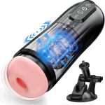 Electric Male Masturbator with 10 Thrusting & Vibrating Modes, Hands-Free Automatic Sex Toy for Men with Suction Cup, Rechargeable Penis Pump : Health & Household