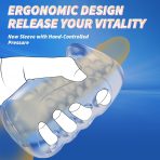 Male Masturbator Sex Toys for Men - Pocket Pussy Stroker with Realistic Vagina Textured, Masturbation Sleeve, Adult Sex Toys with Penis Training Tool for Men : Health & Household - Image 2