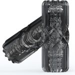 Manual Male Masturbator Stroker - Realistic 3D Textured Stroker Sleeve with Enhanced Soft TPE, Handheld Pocket Pussy for Men, Reusable & Easy to Clean (Black) : Health & Household