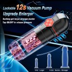 Male Masturbator Penis Pump - Male Sex Toys for Men with Upgrade 12 S Vacuum Pump & 7 Thrusting Rotating Vibrating Sucking Licking LCD Adult Toys Mens Sex Toys Pocket Pussy Pumps & Enlargers : Health & Household - Image 2