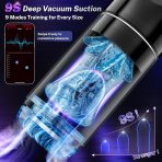 Male Masturbator Sex Toys for Men - AI Sync Male Sex Toy 9S Penis Pump & 9 Thrusting Rotating & 9 Vibrating Sucking Licking Modes Pocket Pussy Stroker Mens Sex Toy with LCD APP for Adult Toys & Games : Health & Household - Image 2